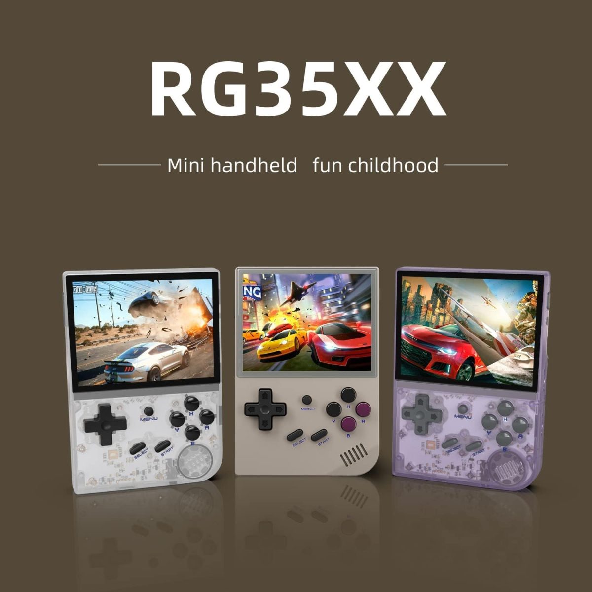 New World RG35XX Handheld Game Console ,System Linux 3.5 Inch IPS Screen Built-in 64G TF Card 6831 Classic Games Support HDMI TV Output - Image 3