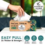 The Honest Home Co. | 2 Ply Soft Facial Tissue Paper Box | 800 Pulls | 100% Virgin Pulp | Pack of 1 (100 Pulls/box) - Image 2