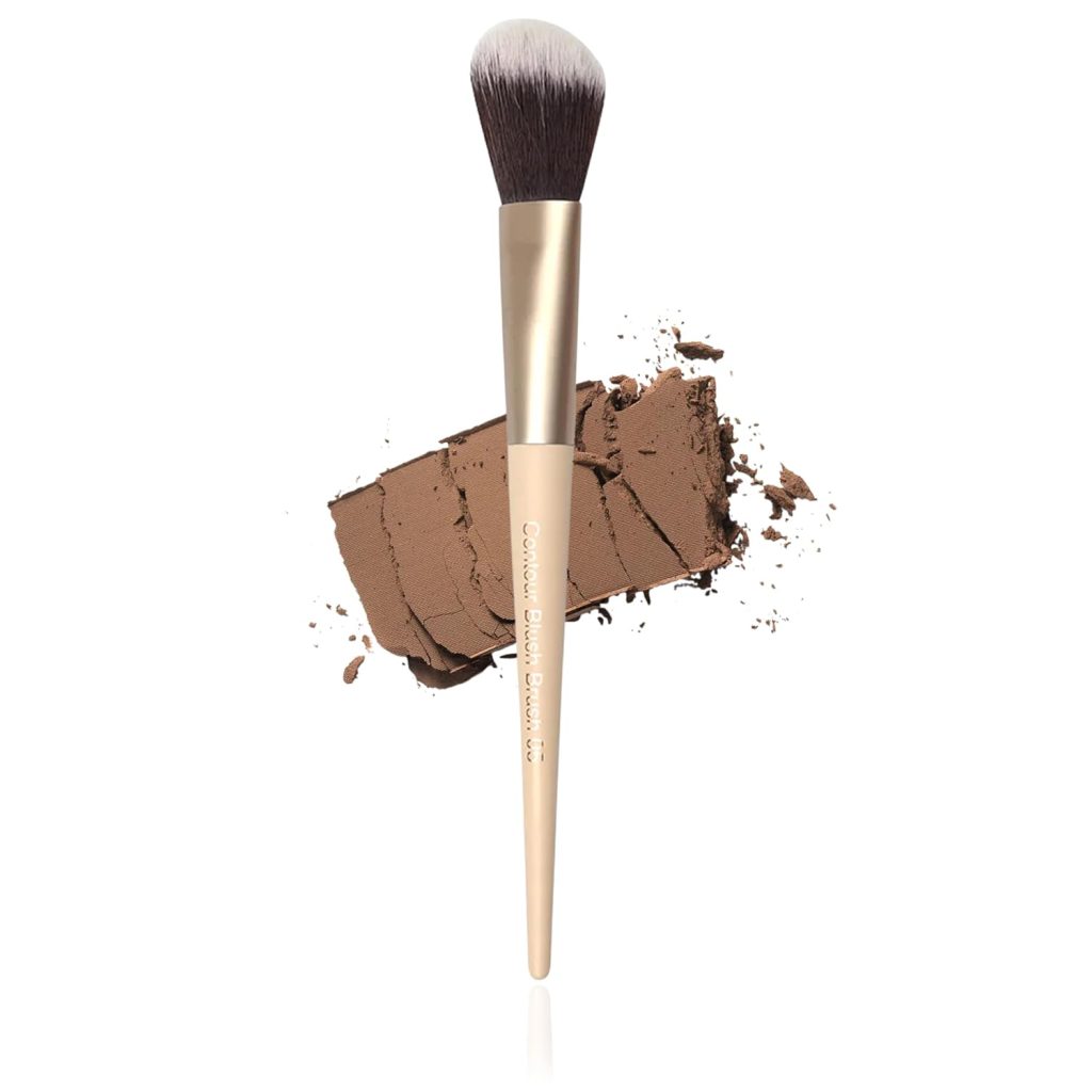 Milagro Beauty Contour Blush Brush 05 – Angled Brush for Cream & Powder Blush, Bronzer & Highlighter Application, Precision Sculpting, Soft Vegan Bristles, Defines & Enhances Features