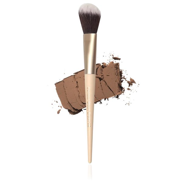 Milagro Beauty Contour Blush Brush 05 – Angled Brush for Cream & Powder Blush, Bronzer & Highlighter Application, Precision Sculpting, Soft Vegan Bristles, Defines & Enhances Features