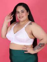 Klassik | Since 1993 | Plus Sizes Bra for Women/Girls Full Coverage, Adjustable/Wide Straps, Everyday 100% Cotton Daily-Use, Non-Padded | Wirefree, for Dresses/Saree/Suit | Jassika Plain - 32 to 48 - Image 5