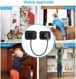OlpadFridge Door Lock, 1PC Refrigerator Door Lock with Keys, Mini Fridge Door Locks, Freezer Lock and Child Safety Cabinet Lock, Fridge Freezer Refrigerator Cabinet Lock Latch with Strong Adhesiv (Safety Refrigerator Lock) - Image 7