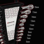 SPARTAN Carbon Steel Combination Spanner Set/Wrench Set/Tool Kit Multipurpose Home Use and Professional Spanners, Corrosion Resistant Chrome Plating Open Jaw and Ring Spanners (Silver, Set of 10) - Image 6