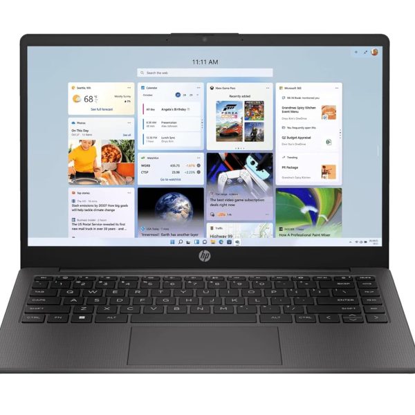 HP 14 (2025), AMD Ryzen 5 7520U Quad Core - (8 GB/512 GB SSD/AMD Radeon Graphics/Windows 11 Home) Thin and Light Business Laptop/14.0" HD Display/Ash Grey/1.36 kg/MS Office 2021