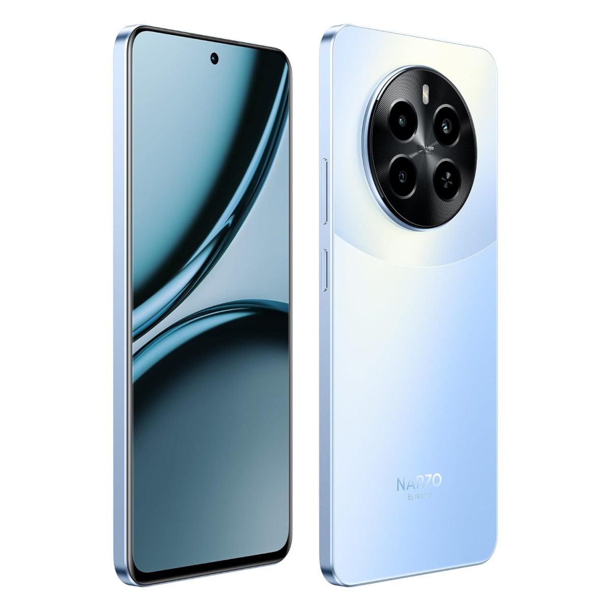 realme NARZO 70 5G（Ice Blue,6GB RAM, 128GB Storage | Dimensity 7050 5G Chipset | 120Hz AMOLED Display | 50MP Primary Camera | 45W Charger in The Box - Image 2