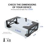 Monzlteck Universal Under Desk Storage Mount for Xbox Series S, Xbox One S/X,Xbox 360,PS4 Slim/pro,Desktop Mini PC Holder - Image 2