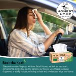 The Honest Home Co. | 2 Ply Soft Facial Tissue Paper Box | 800 Pulls | 100% Virgin Pulp | Pack of 1 (100 Pulls/box) - Image 5