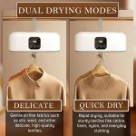 Tomletick Electric Cloth Warmer - Portable Cloth Warming Machine for Home, Warming Bag, and Towel Rack - Automatic Wet Clothing Air Warmer,White,Acrylonitrile Butadiene Styrene - Image 4