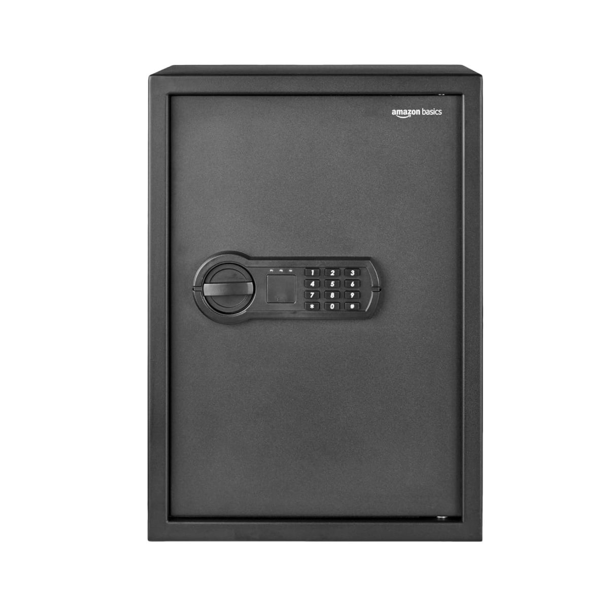 Amazon Basics Digital Safe With Electronic Keypad Locker For Home, Gross Capacity - 58L (Net - 51L), Black - Image 2