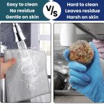 MIP INTERNATIONAL® (15 Pack) Non-Scratch Dish Wash Cloth, Steel Wire Dish Cloth, Wire Dishwashing Rags Stainless Steel Scrubber Non-Scratch Wire Dishcloth for Washing Dishes Sinks Counters - Image 5