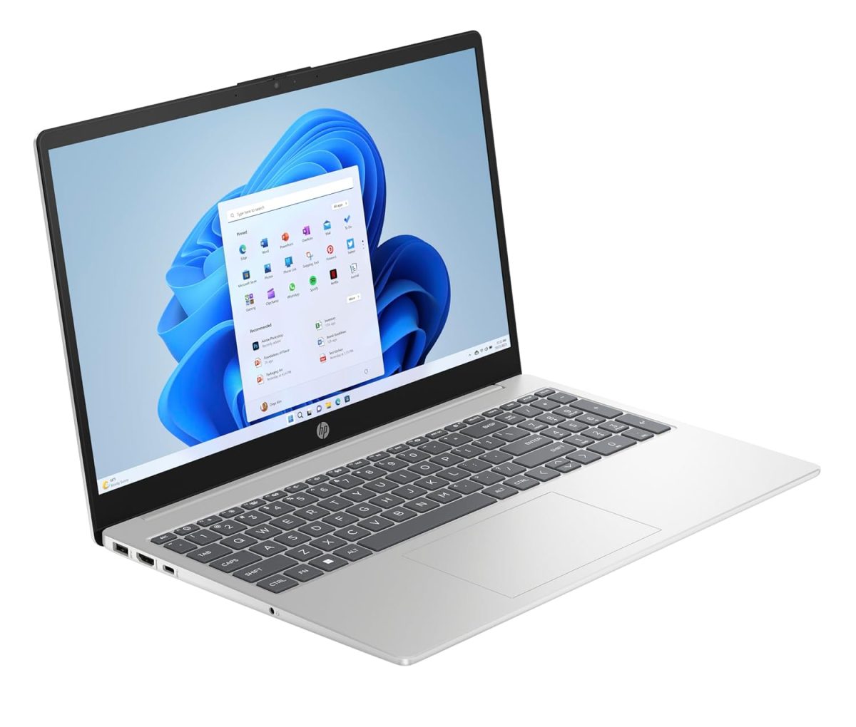 HP Laptop 15, Intel® Core™ 3 100U,15.6-inch(39.6 cm),FHD,Anti-Glare,8GB DDR4,512GB SSD,Dual Speakers,Windows 11,Natural Silver,1.65 kg,s15-fd1095TU - Image 3