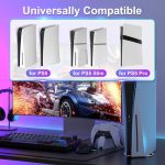 Juseisin for PS5 Vertical Stand Slim for Playstation 5 Consoles CFI-1000 Models, PS5 CFI-2000 Models Base with Screw, Anti-Rollover and Anti-Slip - Image 4