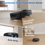 ECOVACS DEEBOT N30 Pro Omni Robot 2-in-1 Vacuum and Mop,10000 Pa Suction, TruEdge Adaptive Edge Mopping, ZeroTangle 2.0 Technology, Hot Air-Drying, Self-Emptying, Auto-Lift Mopping, Wet & Dry cleaning - Image 7
