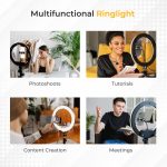 Tygot Professional (12 Inch) Led Ring Light with 7 Feet Tripod Stand for Mobile Phones & Camera, 3 Temperature Mode Dimmable Lighting, Photo-Shoot, Video Shoot, Makeup & More - Image 6