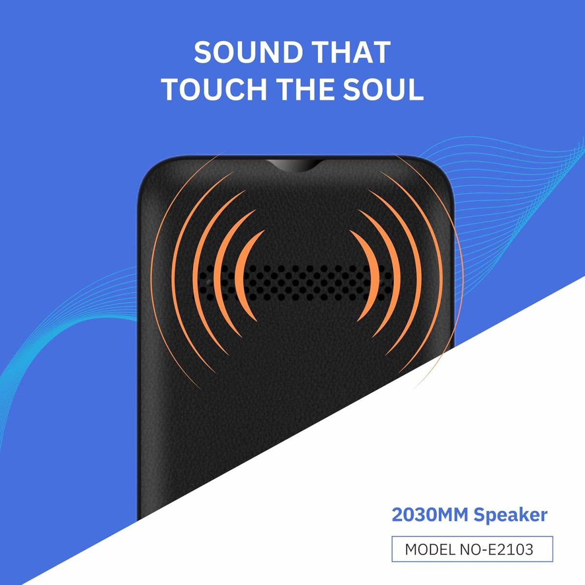Philips All-New E2103 Sleek & Stylish |Keypad Mobile with 1.77" Screen|1000 MAH Battery | 2030mm Speaker| Wireless FM | Bright Torch|Black - Image 6