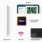 Apple iPad Pro 12.9″ (6th Generation): with M2 chip, Liquid Retina XDR Display, 2TB, Wi-Fi 6E + 5G Cellular, 12MP front/12MP and 10MP Back Cameras, Face ID, All-Day Battery Life – Silver - Image 6