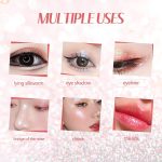 Glitter Eyeliner and Eyeshadow Set, Liquid Formula, Smudge-Proof, Assorted Colors combo - Image 6