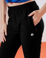 TECHNOSPORT Women's Regular Fit Mid Rise Jogger for Gym, Workout & Sports - Image 3