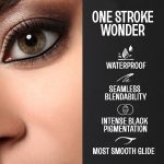 FASHION COLOUR Intense Black Kajal With Smudger | 12 Hr Long Stay | Waterproof & Smudgeproof | One Swipe Smooth Application | 3-In-1 Kajal+Eyeliner+Smokey Eyeshadow | Matte - Image 6