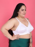 Klassik | Since 1993 | Plus Sizes Bra for Women/Girls Full Coverage, Adjustable/Wide Straps, Everyday 100% Cotton Daily-Use, Non-Padded | Wirefree, for Dresses/Saree/Suit | Jassika Plain - 32 to 48 - Image 2
