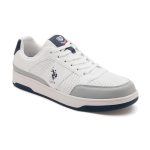 U.S. Polo Assn. USPA|Simon|White Stylish Casual Sneaker Shoes for Man
