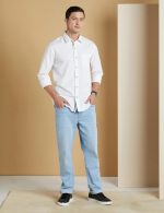 Symbol Premium Men's Casual Cotton Poplin Shirt (Regular Fit) - Image 3