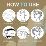 JEKANAZO'S Eyebrow Stamp Stencil Kit, One Step Brow Stamp Makeup Powder, Reusable Eyebrow Stencils Shape Thicker and Fuller Brows, Waterproof Long Lasting (Black) - Image 3