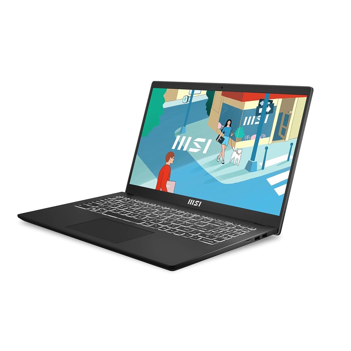 MSI Modern 15, Intel 13th Gen. i5-1335U, 40CM FHD 60Hz Laptop (16GB/512GB NVMe SSD/Windows 11 Home/Iris Xe Graphics/Classic Black/1.7Kg), B13M-289IN - Image 10