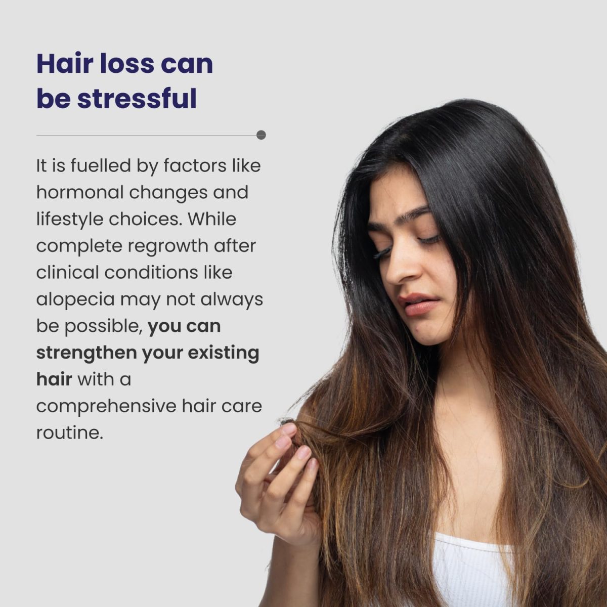 RE' EQUIL Hair Fall Control Shampoo | Reduces Hairfall | Promotes Hair Thickness | All Hair Types | 250ml - Image 3