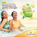 Santoor Fresh Skin Aloe Vera & Lime Bathing Soap with Nourishing & Anti-Aging Properties| For Smooth & Soft and Younger-Looking Skin| For All Skin Types| 125g, Pack of 4 - Image 3