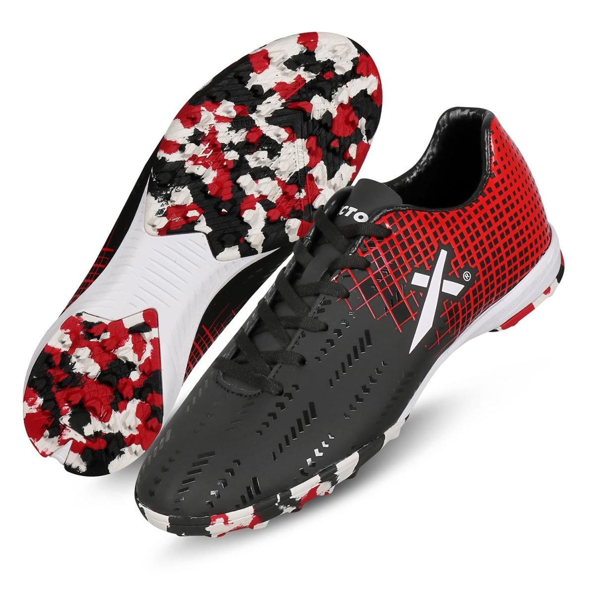 Vector X Royale + Turf Shoe for Men with Synthetic Leather Lightweight Insole Provides More Comfort, Cushioning and Grip EVA Phylon/Rubber Sole