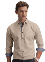Shirt's Collection Solid Pattern Shirt(Contrast - Parent)
