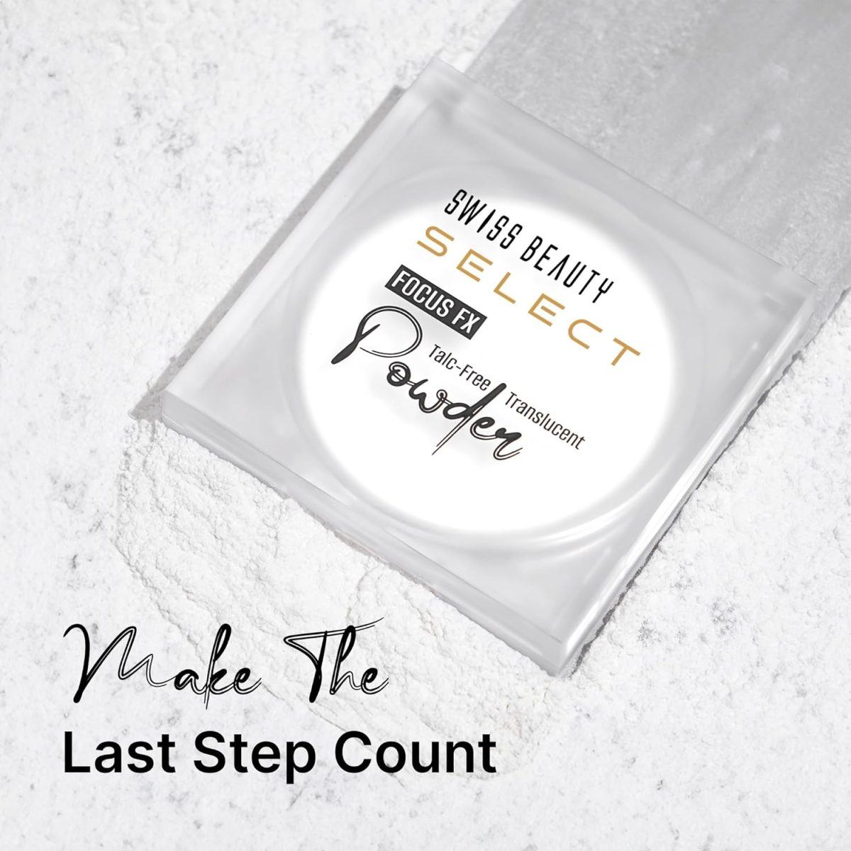 SWISS BEAUTY Select Focus FX Translucent All Skin Powder with Photochromic Technology | Blurs Pores | Matte Finish | Shade- Transparent | 7.5gm | - Image 2