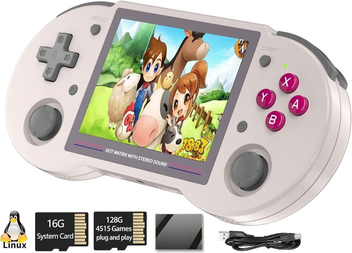 New World RG353PS Retro Handheld Game Console , Single Linux System 3.5 Inch IPS Screen 128G TF Card + P S P Games - Image 5