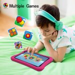 PRITOM Android 10 Go, 8 inch Kids Tablet, Parental Control, Wi-Fi, Quad Core Processor, 2GB RAM, 32GB ROM, HD IPS Screen, 2.0 Front + 8.0 MP Rear Camera, with Kids-Tablet Case(Pink) - Image 9