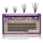COSLUXE Eyelash Extension, False Eyelash,Individual Lashes,Natural & Lightweight - 60pcs (12mm) multicolors
