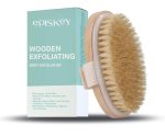 Episkey Dry Skin Body Brush Improves Skin's Health and Beauty With Natural Bristle | Remove Dead Skin and Toxins, Cellulite Treatment, Exfoliates, Stimulates Blood Circulation (WOODN_BATH)