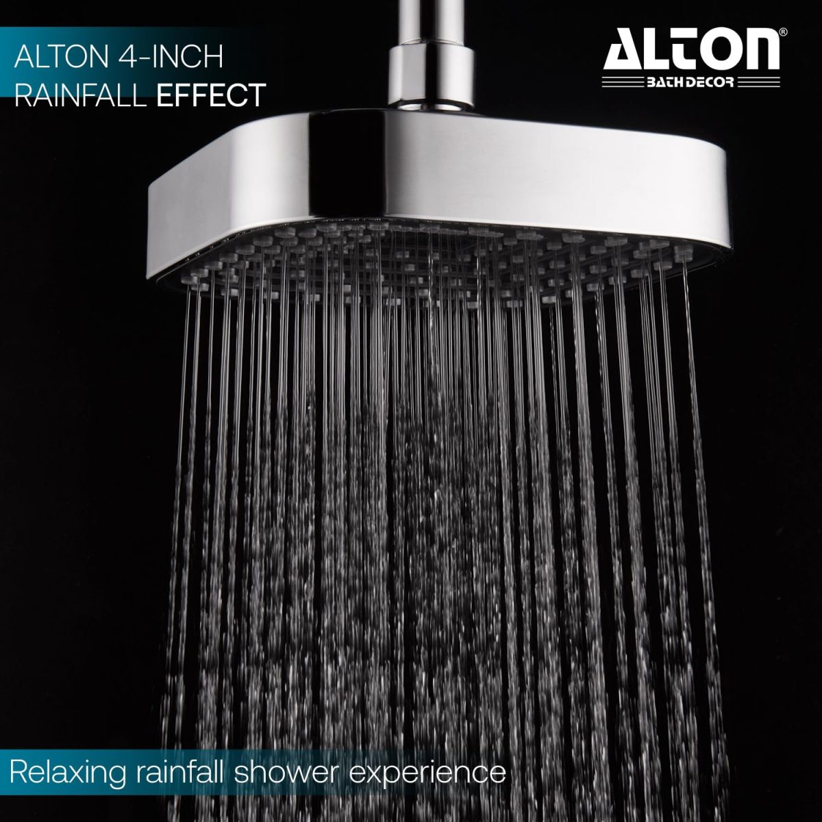 ALTON SHR22340, ABS,4-INCH Single Flow Overhead Shower (Without Arm) - Image 2
