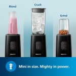 Philips HR2603/90 Mini Blender Mixer Grinder | Smoothie Maker | 350W Power | 3-Jar Capacity | With Variable Speed Control | Perfect for Smoothies, Mixing & More - Image 7