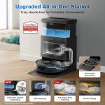 ECOVACS DEEBOT N30 Pro Omni Robot 2-in-1 Vacuum and Mop,10000 Pa Suction, TruEdge Adaptive Edge Mopping, ZeroTangle 2.0 Technology, Hot Air-Drying, Self-Emptying, Auto-Lift Mopping, Wet & Dry cleaning - Image 4