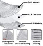 MIP INTERNATIONAL® (15 Pack) Non-Scratch Dish Wash Cloth, Steel Wire Dish Cloth, Wire Dishwashing Rags Stainless Steel Scrubber Non-Scratch Wire Dishcloth for Washing Dishes Sinks Counters - Image 3