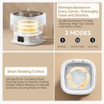 SeMi AuToMaTiC FoLdInG 11L SmAlL MiNi WaShInG MaChInE WiTh DrYeR DeEp CLeAnInG FoR UnDeRwEaR WaShINg MaChInE ClOtHeS WaShEr (WQ4) - Image 5