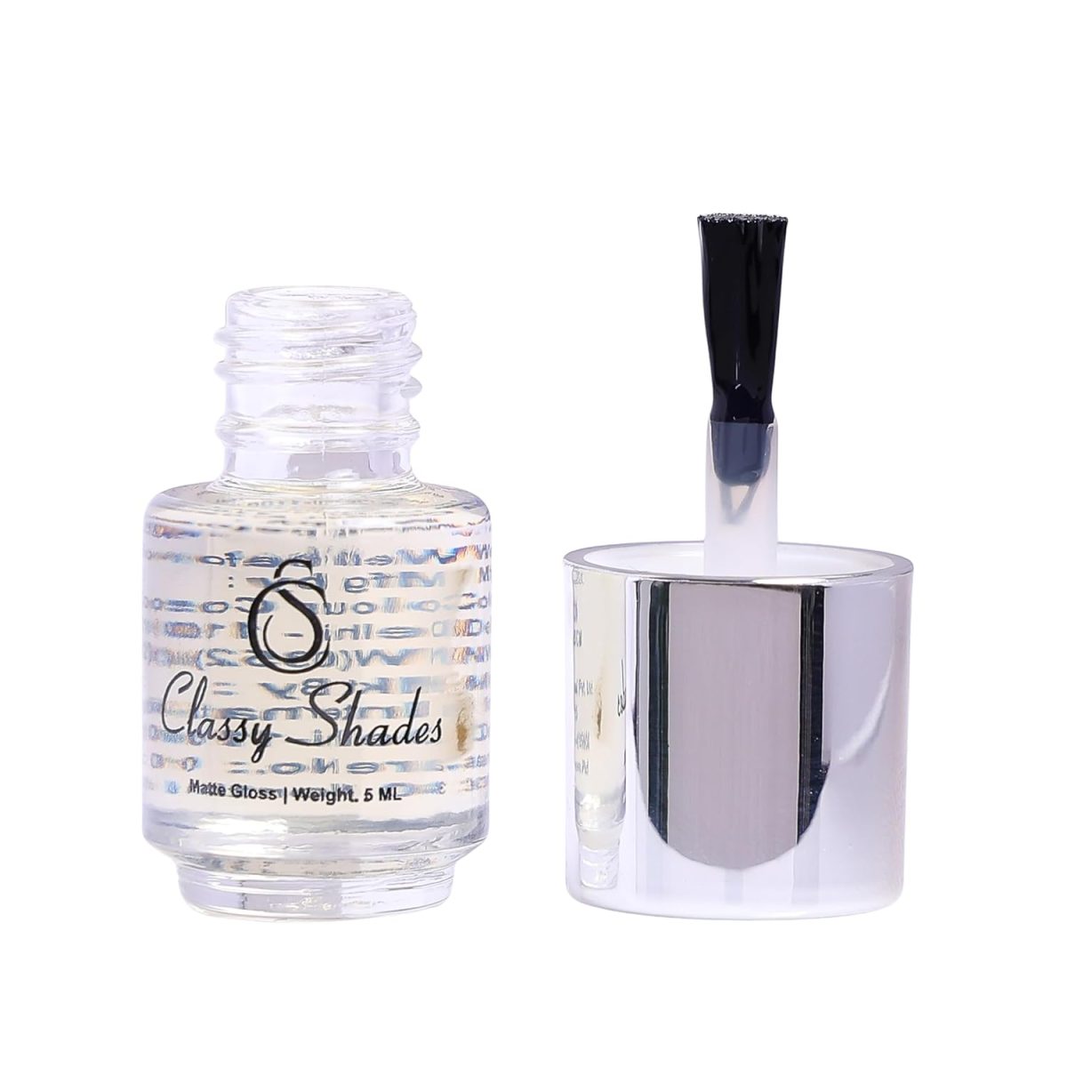 Glossy Nail Polish | Quick Drying Nail Paint with High Shine Long Lasting & Vibrant Nail Paint for Women 5ml (CRYSTAL CLEAR 021, 5ml) - Image 2
