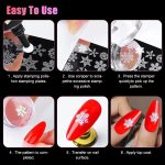Nail Art Stamper, Clear Silicone Stamping Jelly with Scraper, Transparent Visible Body, No Misplacement for DIY Nail Decor, Home Manicure Starter Tool Salon, French Tip Stamp, 200-Time Using (Clear) - Image 8