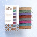 Just herbs 8 in 1 Herbal Metallic-shimmer finish, Long Lasting & Ultra Smooth Eye Shadow Lidsticks with Kumkumadi - 12gm - Image 2