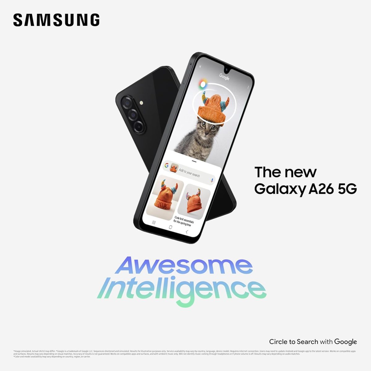 Samsung Galaxy A26 5G (Awesome Peach, 8GB, 128GB) | Awesome Intelligence (AI) | Circle to Search | Gemini Live | FHD+ sAMOLED Display | 50MP OIS Camera | IP67 Rated - Image 4