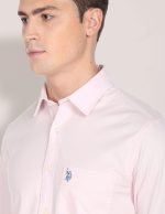 U.S. POLO ASSN. Men's Solid Regular Fit Shirts - Image 8
