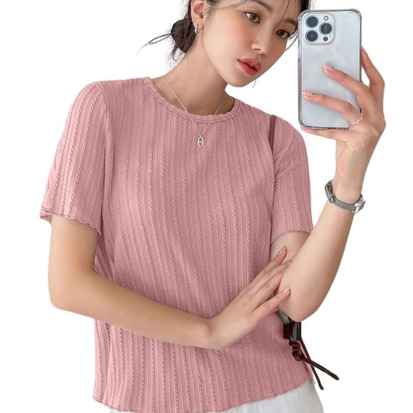 GRECIILOOKS Women’s Fashion Tops – Crop Top, Loose Fit Oversized Shirts & Stylish Korean Tank Tops for Summer Wear (Available in Plus Size and Combo Pack of 2)