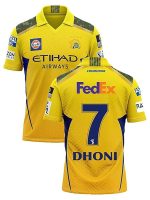 Sports Cricket CSK Jersey New 2025 Dhoni 7 MSD 18 T-Shirts (Kid's, Boy's& Men) - Image 3
