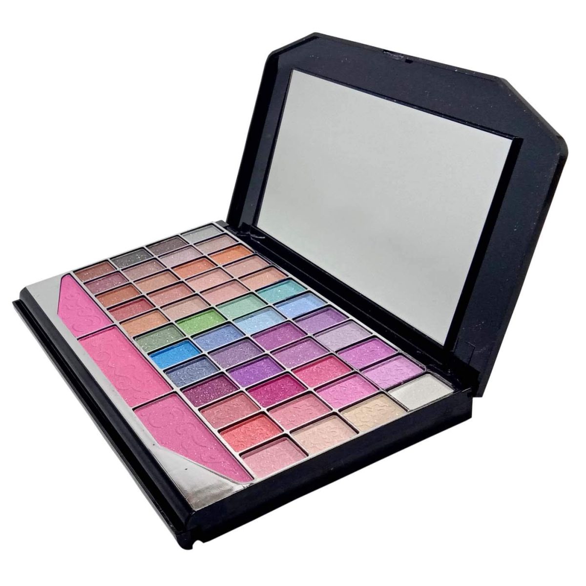 PragatiOnn -TYA 590 Makeup Kit With 48 Eyeshadow 4 Compact (2 Matt) (2 Shimmer) 3 blush 6 LIPISTICK With Brushes - Image 2